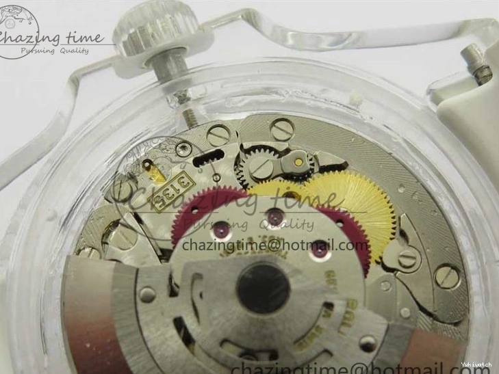 Dial Strap White Green Submariner on VR3135 3AF Transparent Best Phantomlab Edition Rubber 0217